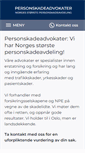 Mobile Screenshot of personskadeadvokater.no